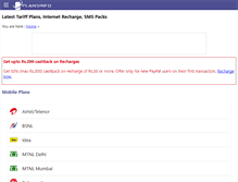 Tablet Screenshot of plansinfo.com